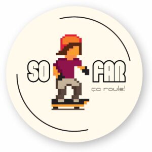 Sticker So Far ça roule!